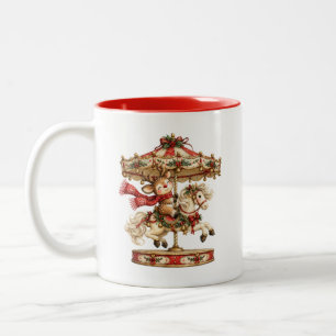 Feiertags Karussellpferd Kaffeetasse