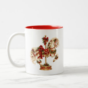 Feiertags Karussellpferd Kaffeetasse