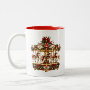 Feiertags Karussellpferd Kaffeetasse