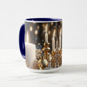 Feiertags Kerzen Feiertags Tasse
