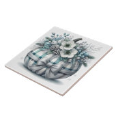 Feiertags-Kürbis-Blumen-Keramikfliese Fliese (Seite)