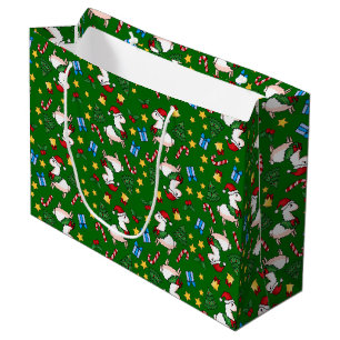 Feiertags-Lama-Verrücktheit Große Geschenktüte