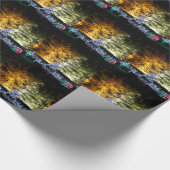 Feiertags-Lichter Geschenkpapier (Ecke)