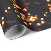 Feiertags-Lichter Geschenkpapier (Rolleneckpunkt)