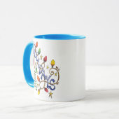 Feiertags-Lichter Tasse (Vorderseite Links)