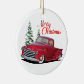 Feiertags-Lieferwagen-LKW Keramik Ornament (Rechts)