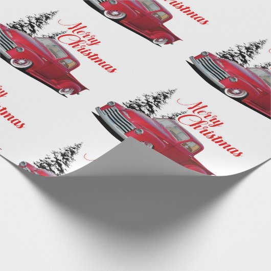 Feiertags-LKW Geschenkpapier (Ecke)