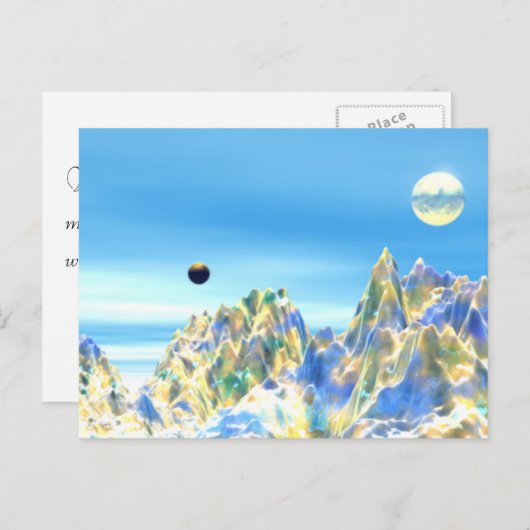 Feiertags-Magie träumt Karte (Vorne/Hinten)