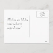 Feiertags-Magie träumt Karte (Rückseite)