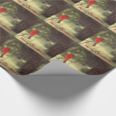 Feiertags-MannesKardinal Geschenkpapier (Ecke)