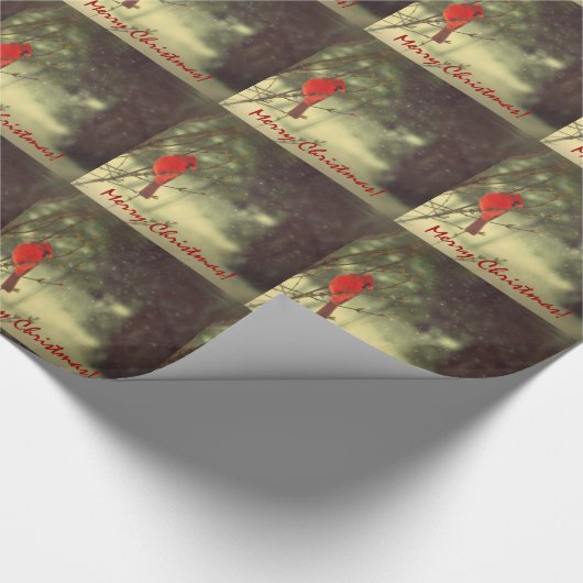 Feiertags-MannesKardinal Geschenkpapier (Ecke)