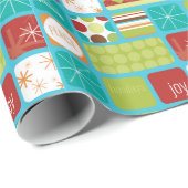 Feiertags-Mitteilungs-WeihnachtsPackpapier Geschenkpapier (Rolleneckpunkt)
