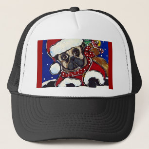 Feiertags-Mops Truckerkappe