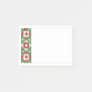 FEIERTAGS-MOSAIK 4x3 Post It Notizblock