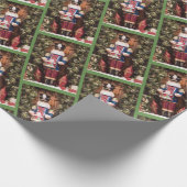 Feiertags-Nussknacker Geschenkpapier (Ecke)