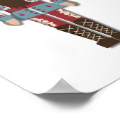 Feiertags Nussknacker Lasst uns Nüsse Poster (Ecke)