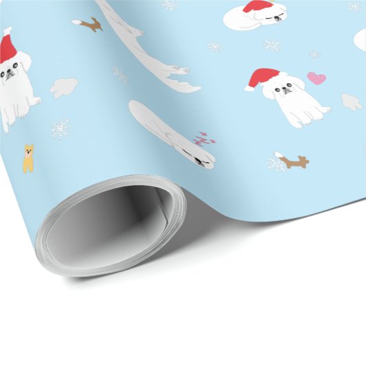 Feiertags-Packpapier: Geschenkpapier (Rolleneckpunkt)