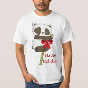 Feiertags-Panda T-Shirt