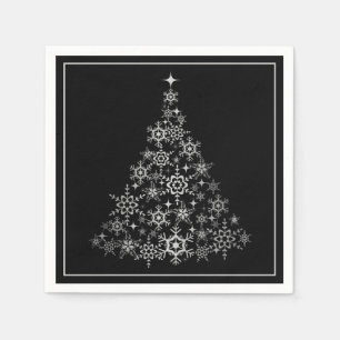 Feiertags-Papier-Servietten Baum Serviette