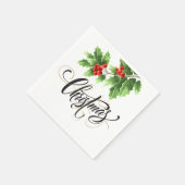 Feiertags-Papier-Servietten Serviette (Ecke)
