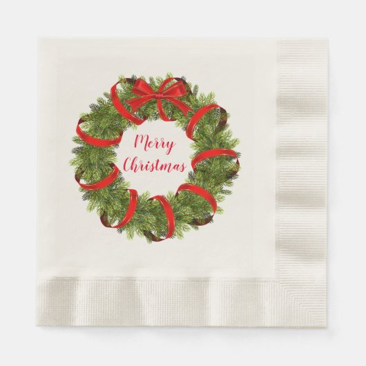 Feiertags-Papier-Servietten Serviette (Vorderseite)