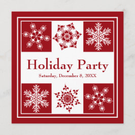 Feiertags-Party-skandinavisches Weihnachten Einladung