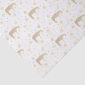 Feiertags-Pergament-Goldweißes Western-Pferd Seidenpapier (Ausschnitt)