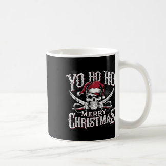 Feiertags-Pirat Yo Ho Ho Frohe Weihnachten Santa-H Kaffeetasse