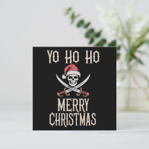 Feiertags-Pirat Yo Ho Ho Weihnachten Santa Bootfah