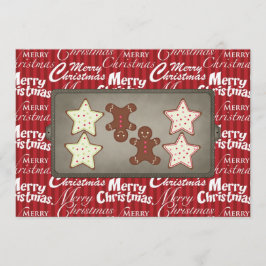 Feiertags-Plätzchen-Backen-Party Einladungen