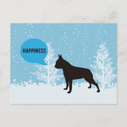 Feiertags-Postkarten - Boston Feiertagspostkarte (Vorderseite)