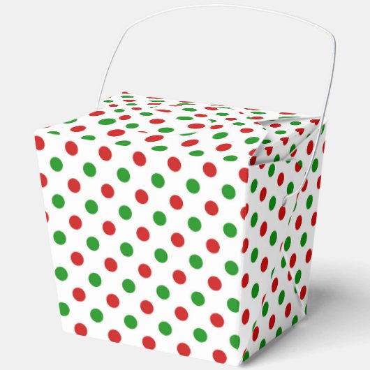 Feiertags-Punkte Geschenkschachtel (Vorderseite)