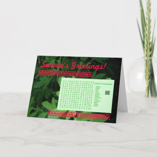 Feiertags-Puzzlekarten Feiertagskarte (Vorderseite)