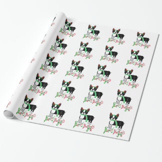 Feiertags-Ren-Welpe Geschenkpapier