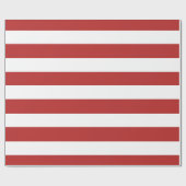 Feiertags-rotes Streifen-Muster Geschenkpapier (Flach)