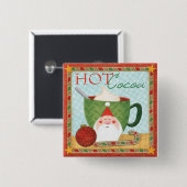 Feiertags-Schale mit tadellosem Kakao Button (Vorne & Hinten)