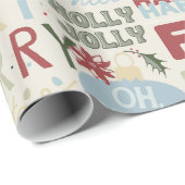 Feiertags-Schlagzeilen Geschenkpapier - Klassische (Rolleneckpunkt)