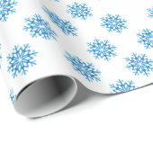 Feiertags-Schneeflocke-Muster 2 Geschenkpapier (Rolleneckpunkt)