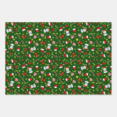 Feiertags-Schneemann Geschenkpapier Set (Vorderseite)