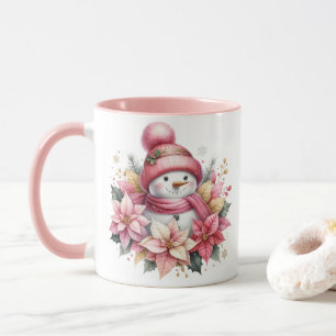 Feiertags-Schneemann-Kaffeetasse Tasse