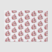 Feiertags-Schneemann-Tissue-Papier Seidenpapier (Vorderseite)