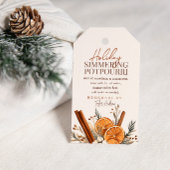 Feiertags-Simmering-Potpourri Geschenkanhänger