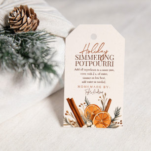 Feiertags-Simmering-Potpourri Geschenkanhänger