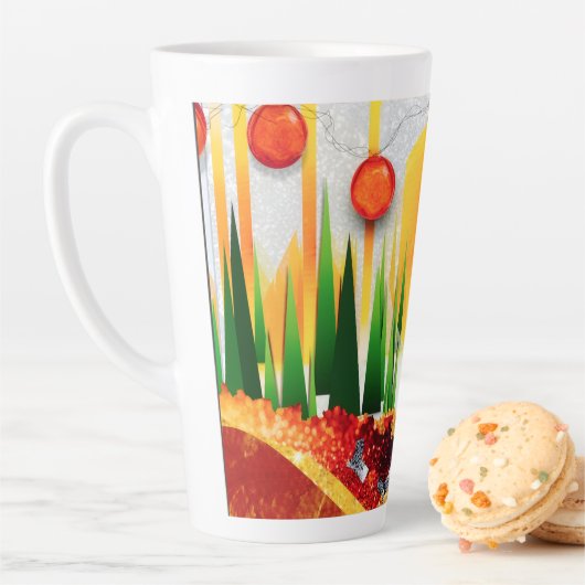 FEIERTAGS-SONNENSCHEIN IN DEN KIEFERN :) MILCHTASSE (Beispiel)