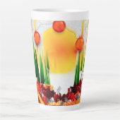 FEIERTAGS-SONNENSCHEIN IN DEN KIEFERN :) MILCHTASSE (Vorderseite)