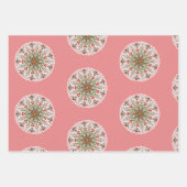 Feiertags-Stechpalme Geschenkpapier Set (Vorderseite 3)