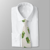 Feiertags-Stechpalmen-Muster Krawatte (Gebunden)