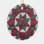 Feiertags-Stern Keramik Ornament (Links)