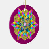 Feiertags-Stern Qullt Keramikornament (Rechts)