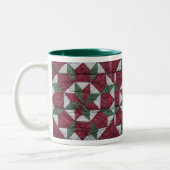 Feiertags-Stern Zweifarbige Tasse (Links)
